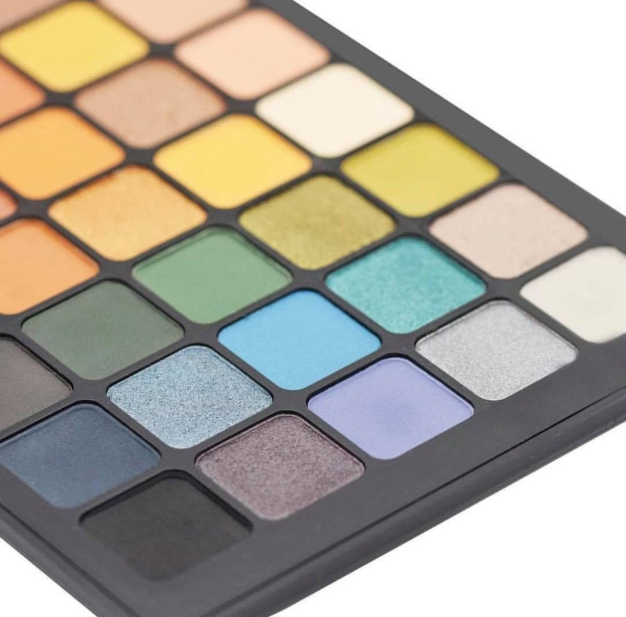 Ferrarucci Professional Makeup Eyeshadow Palette 40 Color Warm Neutrals #color_Palette 2