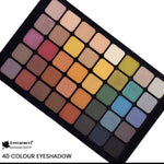Ferrarucci Professional Makeup Eyeshadow Palette 40 Color Warm Neutrals #color_Palette 2