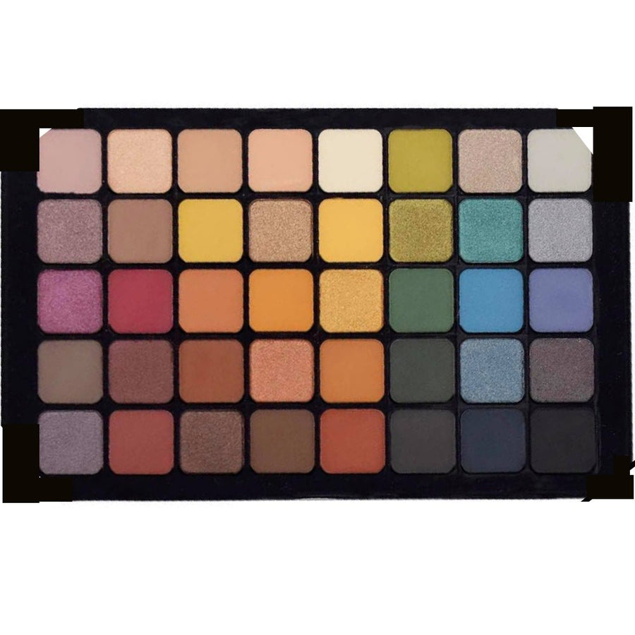 Ferrarucci Professional Makeup Eyeshadow Palette 40 Color Warm Neutrals #color_Palette 2