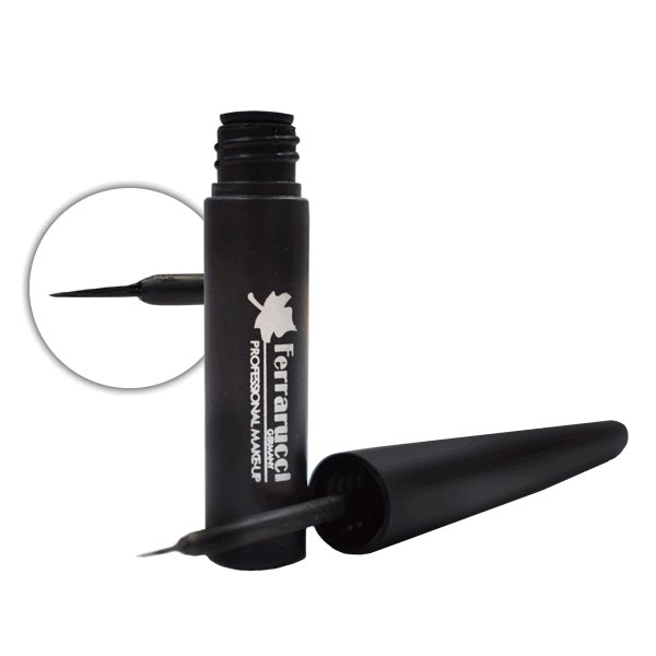 Ferrarucci Professional Makeup Liquid Eyeliner, All Day Wear Eyeliner #color_Black