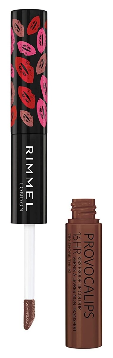 Rimmel Provocalips 16HR Kissproof Lip Colour 2 Step7ml, Kiss Proof, Transfer Proof, Food Proof #color_780 Shore Thing