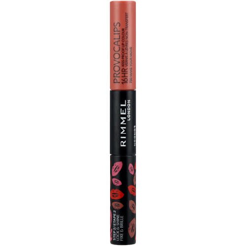 Rimmel Provocalips 16HR Kissproof Lip Colour 2 Step7ml, Kiss Proof, Transfer Proof, Food Proof #color_730 Mack Your Move