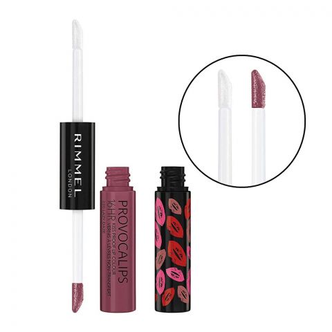 Rimmel Provocalips 16HR Kissproof Lip Colour 2 Step7ml, Kiss Proof, Transfer Proof, Food Proof #color_220 Lazy Daze