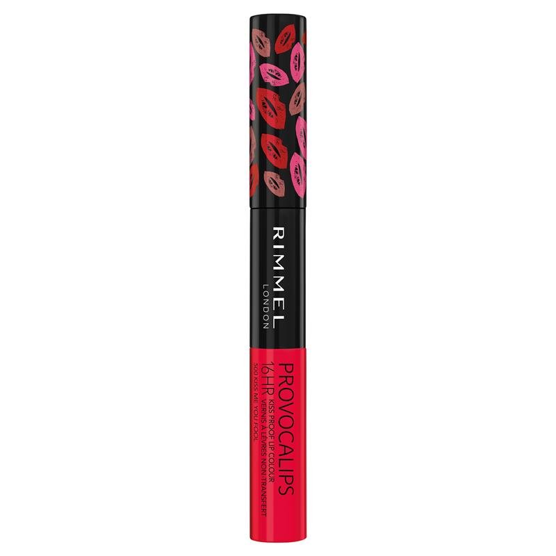 Rimmel Provocalips 16HR Kissproof Lip Colour 2 Step7ml, Kiss Proof, Transfer Proof, Food Proof #color_500 Kiss Me You Fool