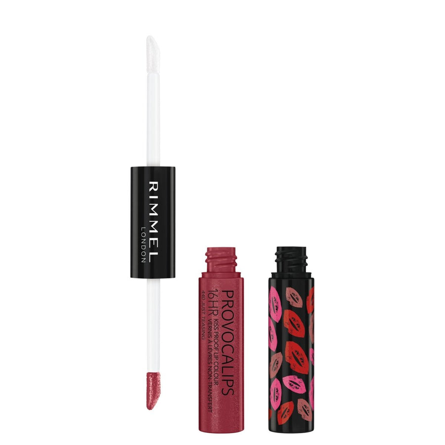 Rimmel Provocalips 16HR Kissproof Lip Colour 2 Step7ml, Kiss Proof, Transfer Proof, Food Proof #color_210 Flirty Fling