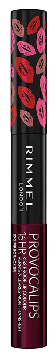 Rimmel Provocalips 16HR Kissproof Lip Colour 2 Step7ml, Kiss Proof, Transfer Proof, Food Proof #color_570 Fireecracker