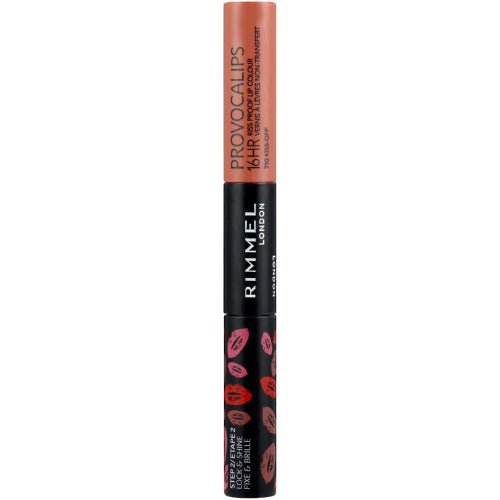 Rimmel Provocalips 16HR Kissproof Lip Colour 2 Step7ml, Kiss Proof, Transfer Proof, Food Proof #color_710 Kiss Of