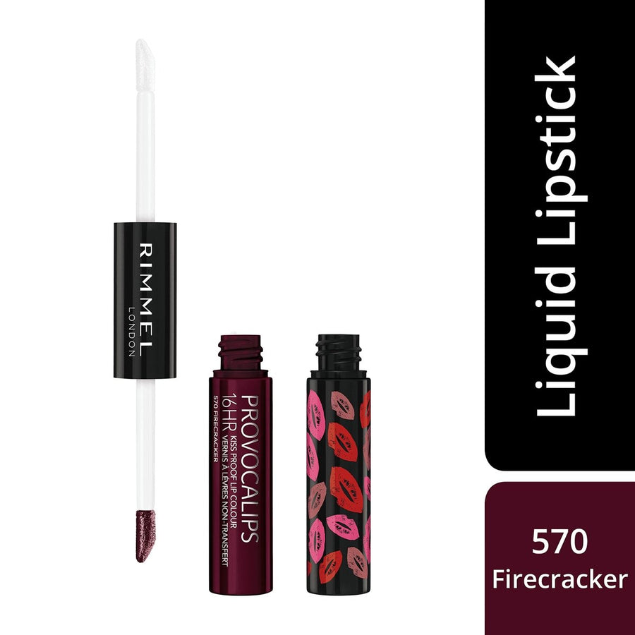 Rimmel Provocalips 16HR Kissproof Lip Colour 2 Step | Ramfa Beauty #color_570 Fireecracker