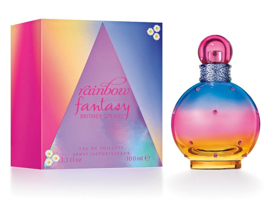 Britney Spears Rainbow Fantasy Women Perfume 3.4oz 100ml EAU DE TOILETTE SPRAY 