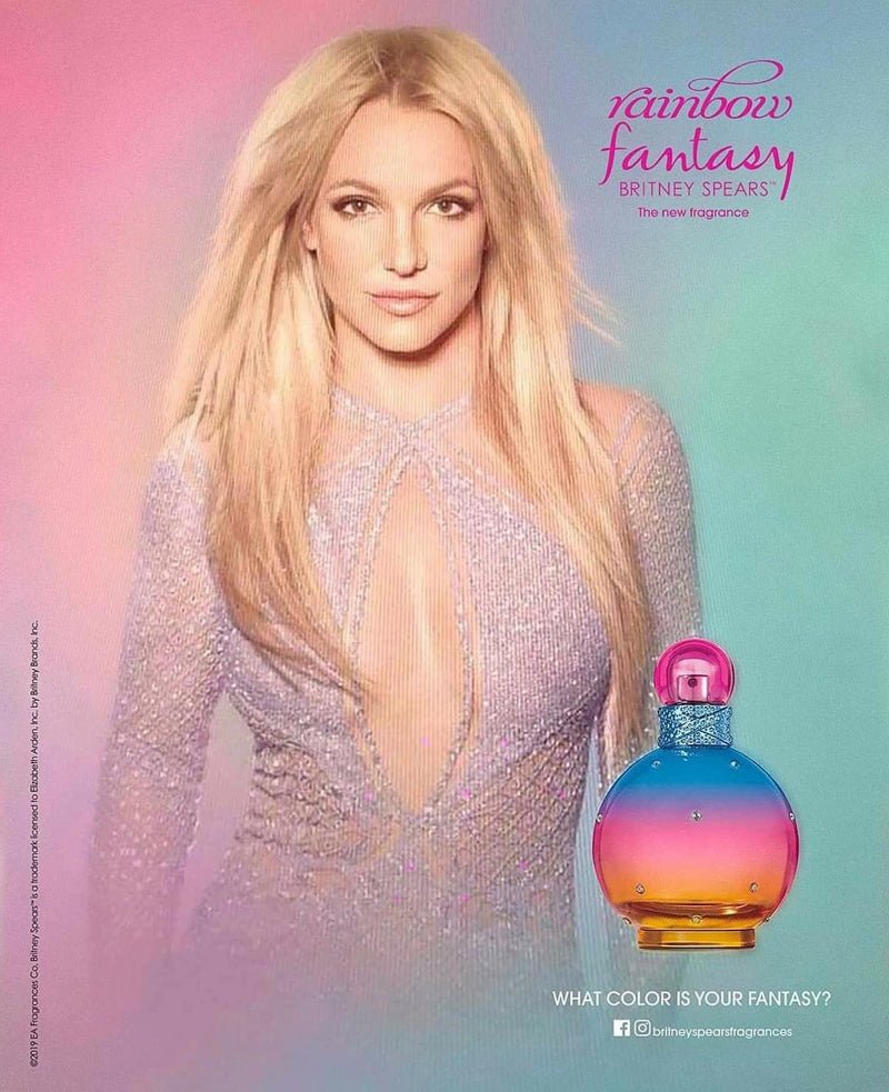 Britney Spears Rainbow Fantasy Women Perfume 3.4oz 100ml EAU DE TOILETTE SPRAY 