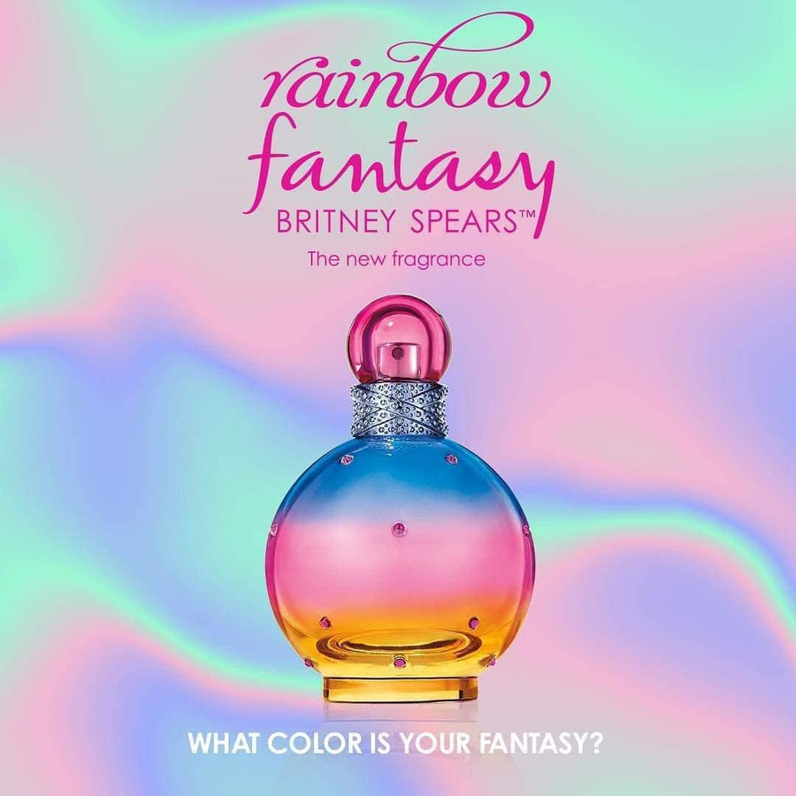 Britney Spears Rainbow Fantasy Women Perfume 3.4oz 100ml EAU DE TOILETTE SPRAY 