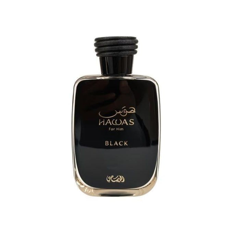 Rasasi Hawas Black EDP Men Perfume 3.4oz 100ml EAU DE PARFUM SPRAY
