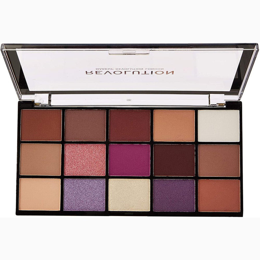 Revolution Reloaded Eyeshadow Palette 15 x 1.1g, 15 Smooth and Rich Shades #color_Visionary