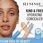 Rimmel Kind & Free Hydrating Concealer 7ml, Lightweight, Medium Buildable Coverage, Anti-Oxidants