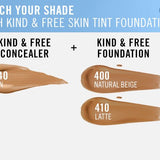 Rimmel Kind & Free Hydrating Concealer 7ml, Lightweight, Medium Buildable Coverage, Anti-Oxidants
