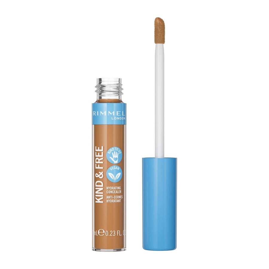 Rimmel Kind & Free Hydrating Concealer 7ml, Lightweight, Medium Buildable Coverage, Anti-Oxidants #color_040 Tan