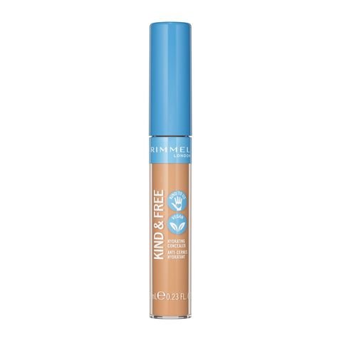 Rimmel Kind & Free Hydrating Concealer 7ml, Lightweight, Medium Buildable Coverage, Anti-Oxidants #color_020 Light