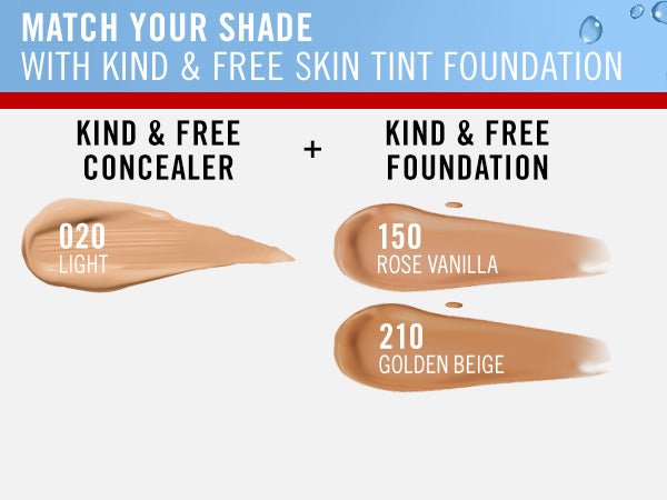 Rimmel Kind & Free Hydrating Concealer 7ml, Lightweight, Medium Buildable Coverage, Anti-Oxidants