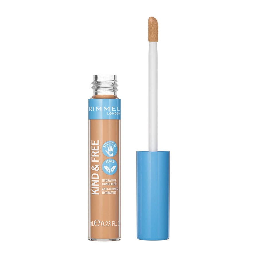 Rimmel Kind & Free Hydrating Concealer 7ml, Lightweight, Medium Buildable Coverage, Anti-Oxidants #color_020 Light