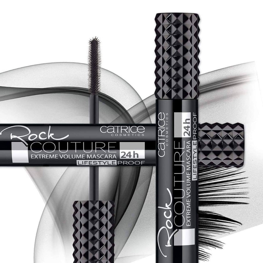 Catrice Rock Couture Extreme Volume 24H Mascara 0.40oz 12ml 010 Ultra Black Volumizing Waterproof