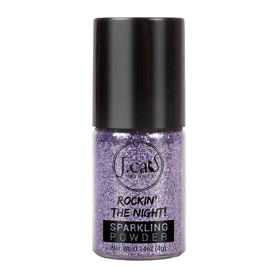 J. Cat Rockin' The Night! Sparkling Powder Loose Powder, High Level of Glitter #color_SP222 Robotic Purple