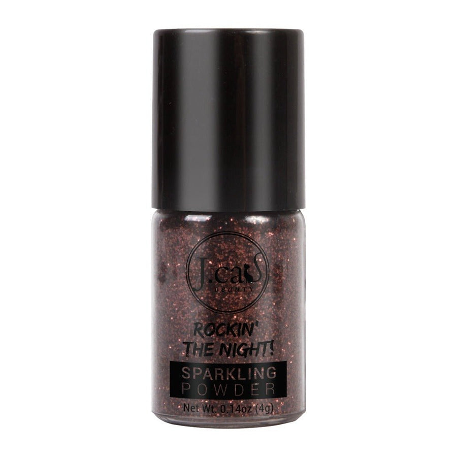 J. Cat Rockin' The Night! Sparkling Powder Loose Powder, High Level of Glitter #color_SP216 Gingerbread Sugar