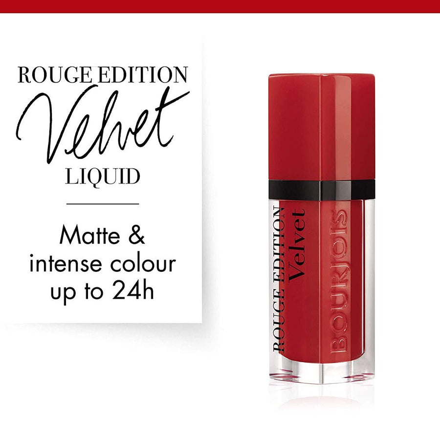 Bourjois Rouge Edition Velvet Liquid Lipstick 0.123oz 3.5g Creamy Matte Lipcolor