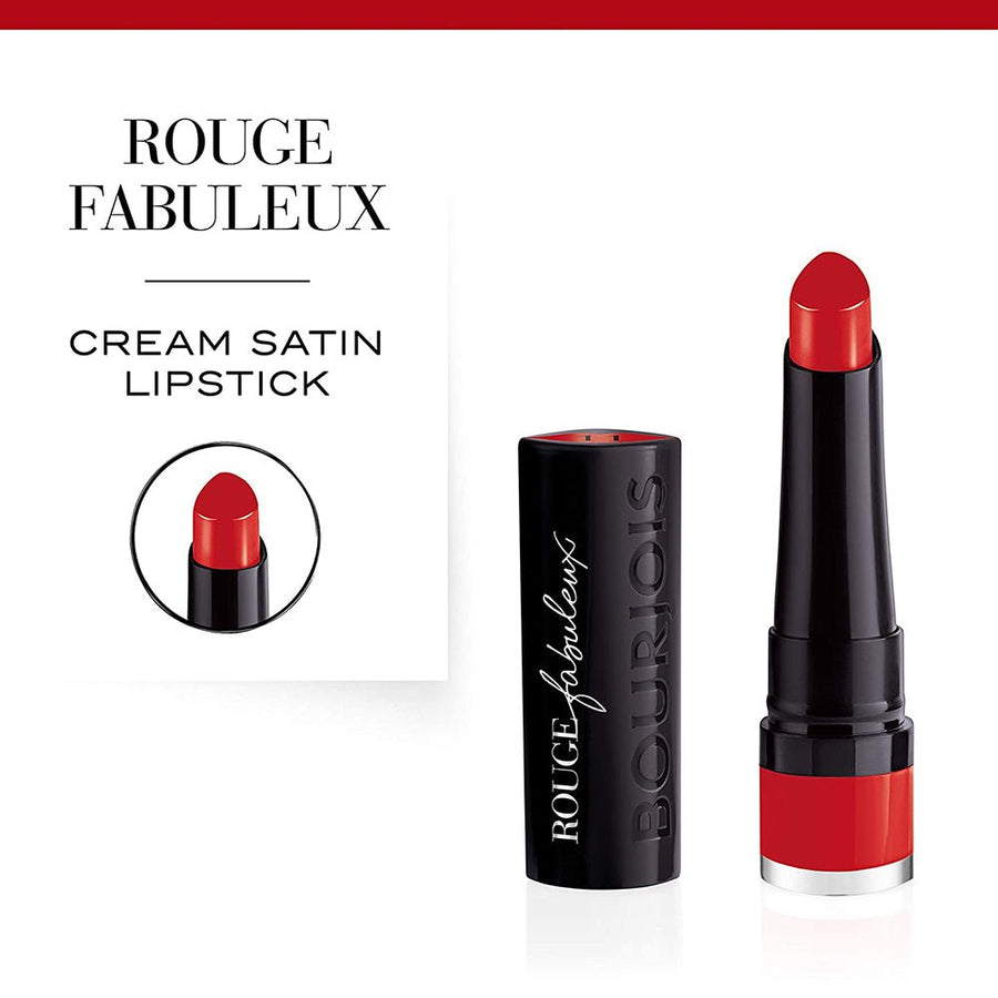 Bourjois Rouge Fabuleux Lipstick 0.085oz 2.4g Intense Creamy Long-Lasting Lipcolor