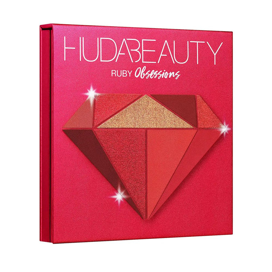 Huda Beauty Ruby Obsessions Eyeshadow Palette, 9 Shades, Beautiful and Radiant Look