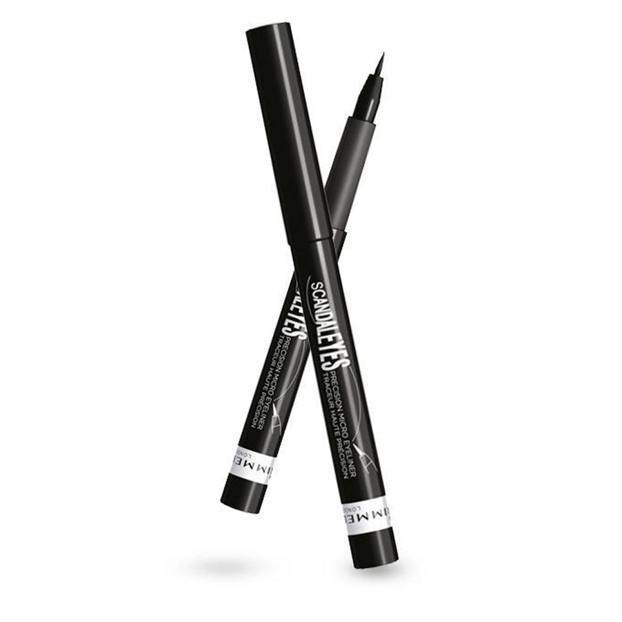 Rimmel Scandal Eyes Precision Micro Eyeliner Black 0.037oz 1.1ml, Fine Applicator, Waterproof, Smudge-proof