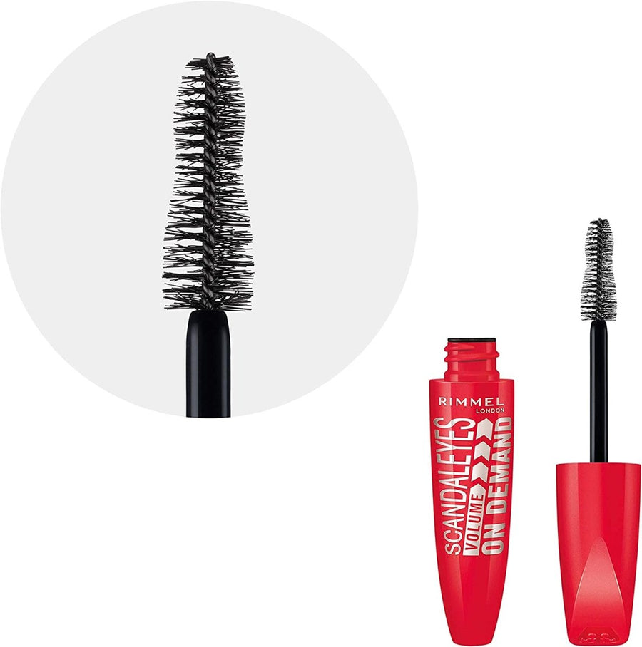 Rimmel Scandal Eyes Volume On Demand Mascara 12ml, Volume and Definition #color_001 Black