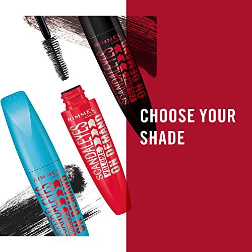 Rimmel Scandal Eyes Volume On Demand Mascara 12ml, Volume and Definition #color_001 Black