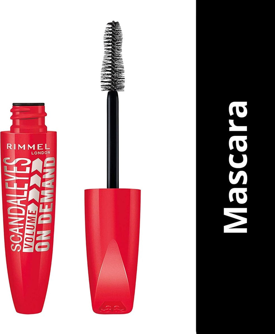 Rimmel Scandal Eyes Volume On Demand Mascara 12ml, Volume and Definition #color_001 Black