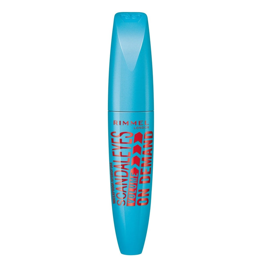 Rimmel Scandaleyes Volume On Demand Waterproof Mascara 12ml, Super Volumising, No Clumping #color_001 Black