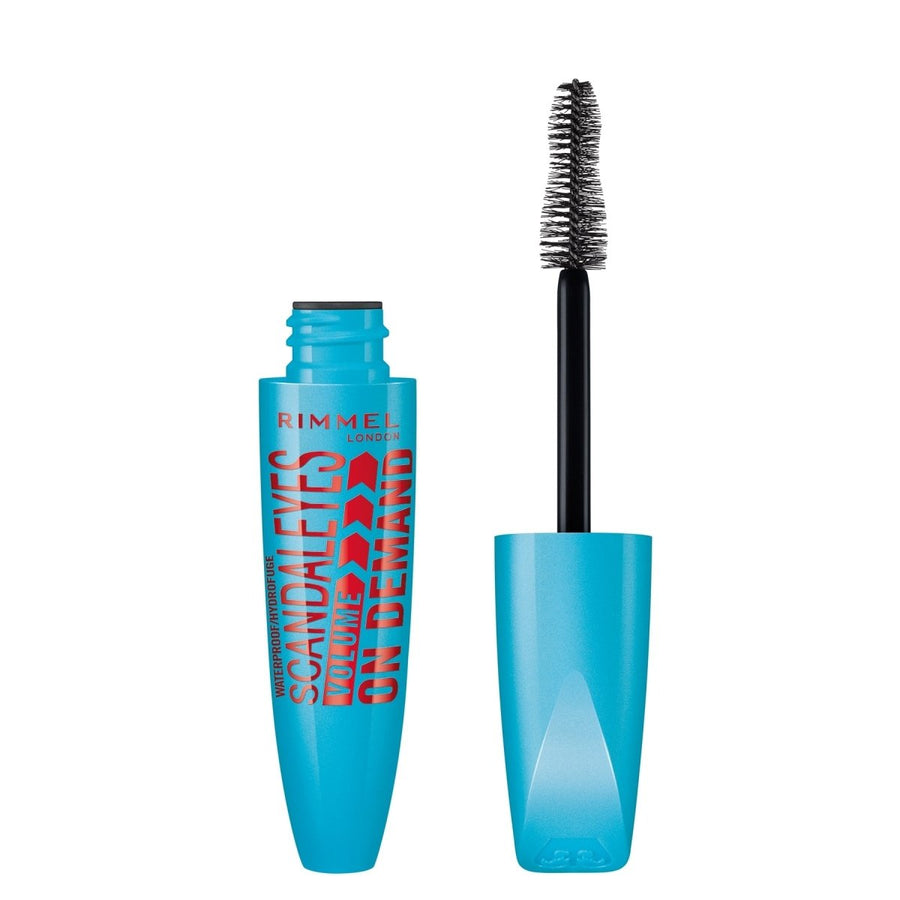 Rimmel Scandaleyes Volume On Demand Waterproof Mascara 12ml, Super Volumising, No Clumping#color_001 Black