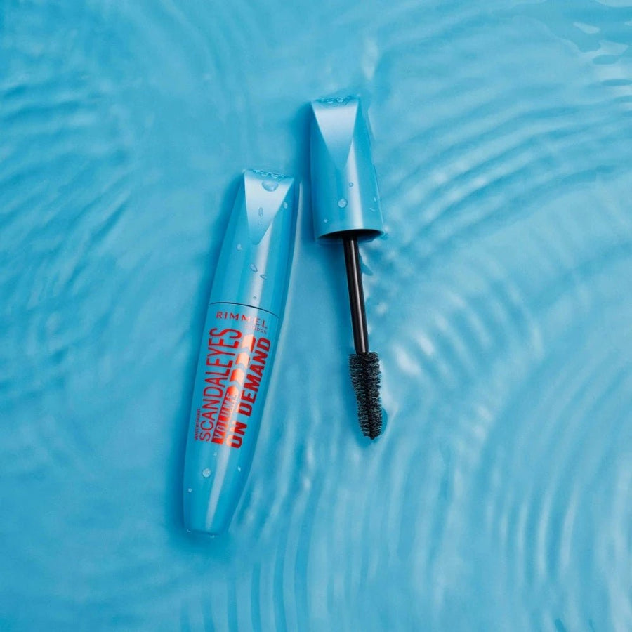 Rimmel Scandaleyes Volume On Demand Waterproof Mascara 12ml, Super Volumising, No Clumping#color_001 Black