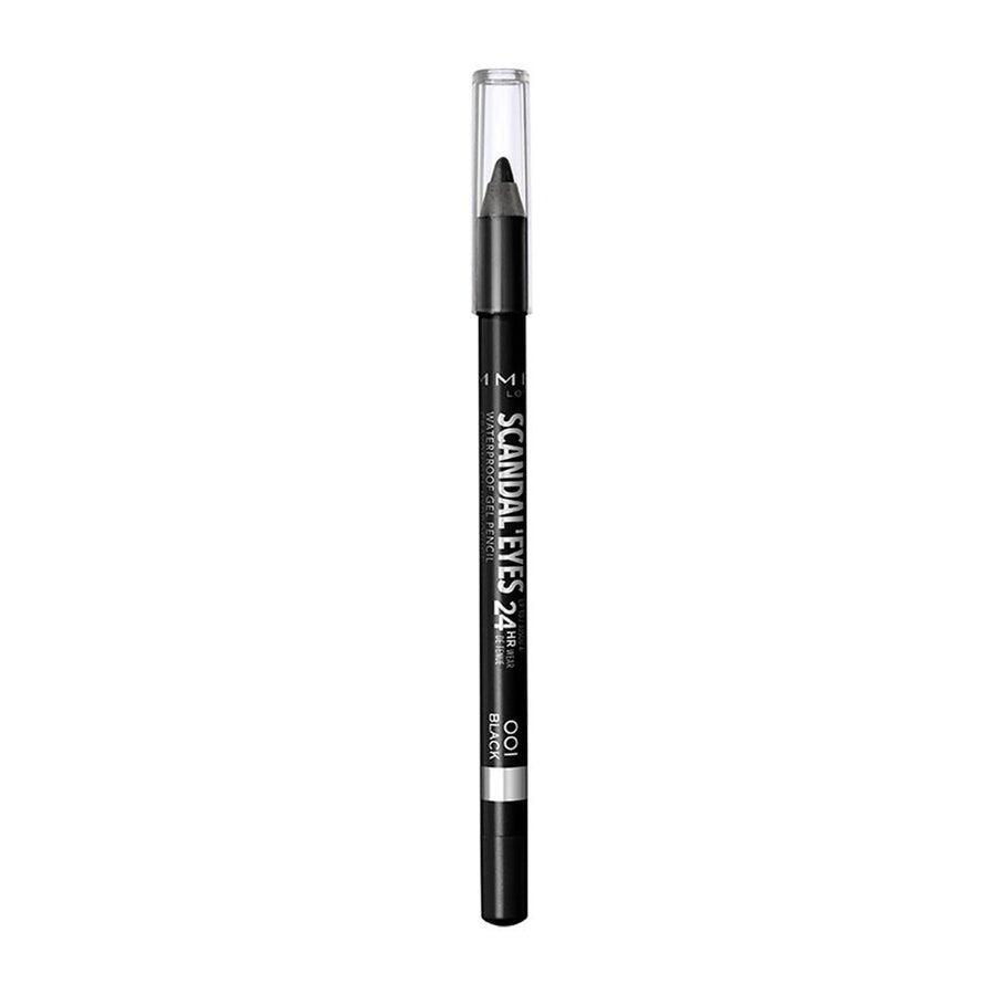 Scandaleyes Waterproof Kohl Kajal Pencil Eyeliner 1.2g, Soft, Blendable, Intense Color #color_001 Black