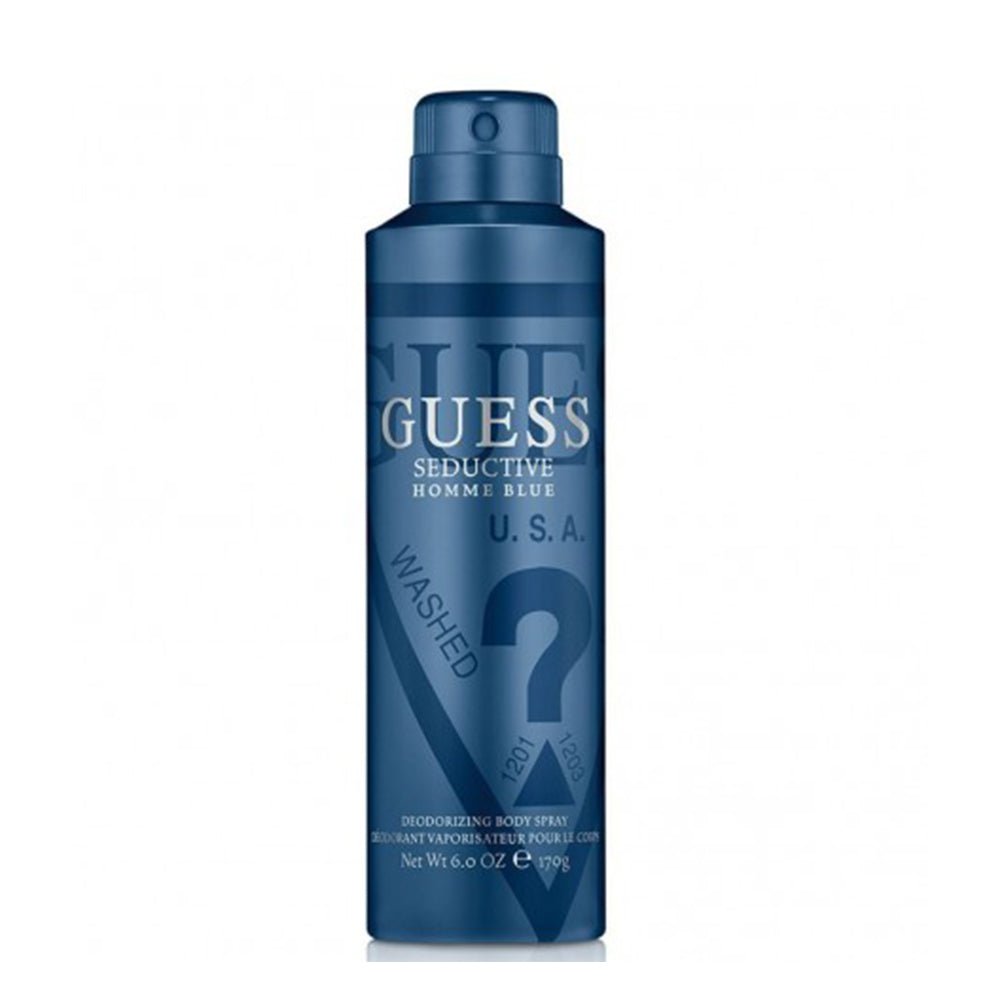 Guess Seductive Homme Blue Deodorizing Body Spray Men 7.6oz 226ml