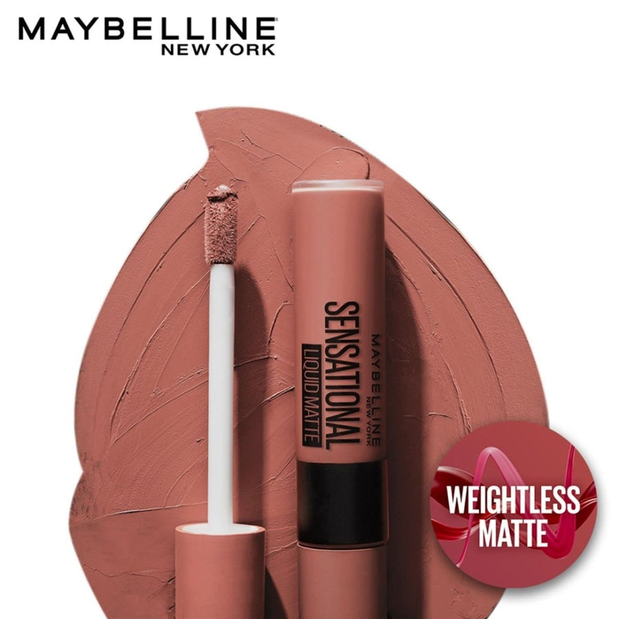 Maybelline Sensational Liquid Lipstick With Matte Finish 7ml, Intense and Highly Pigmented #color_02 Strip It Off