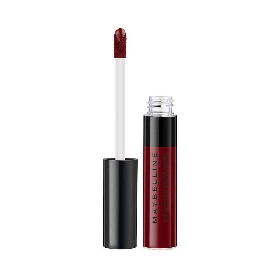 Maybelline Sensational Liquid Lipstick With Matte Finish 7ml, Intense and Highly Pigmented #color_02 Soft Wine