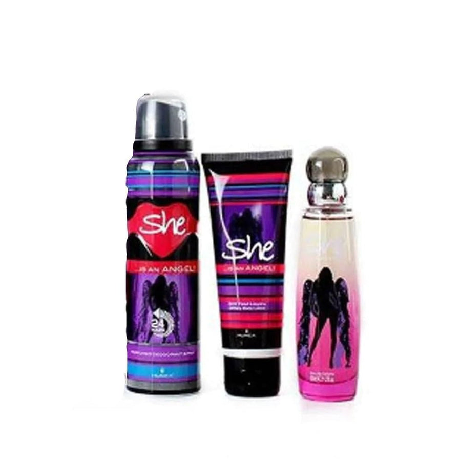 She Is An Angel Gift Set 3PC EDT (L)