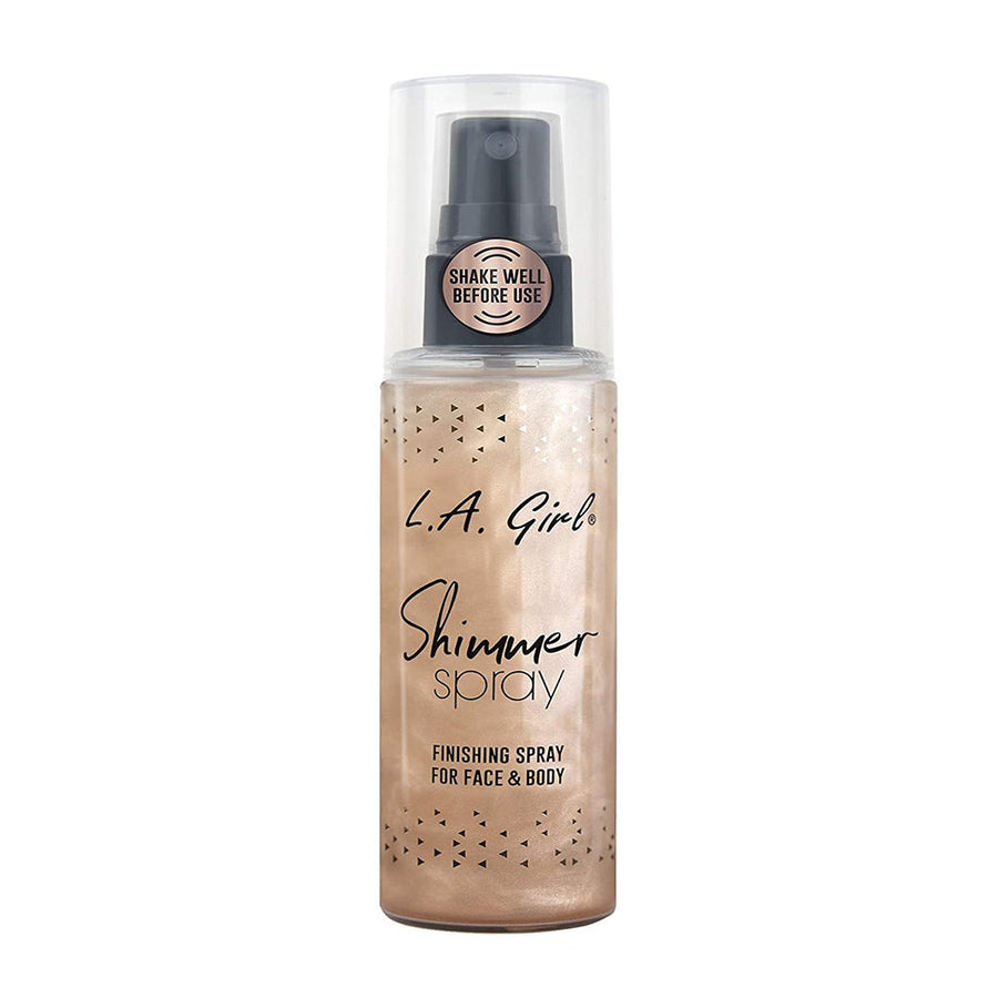 LA Girl Shimmer Spray 80ml, Formulated for an All Day Glow #color_GFS919 Rose Gold