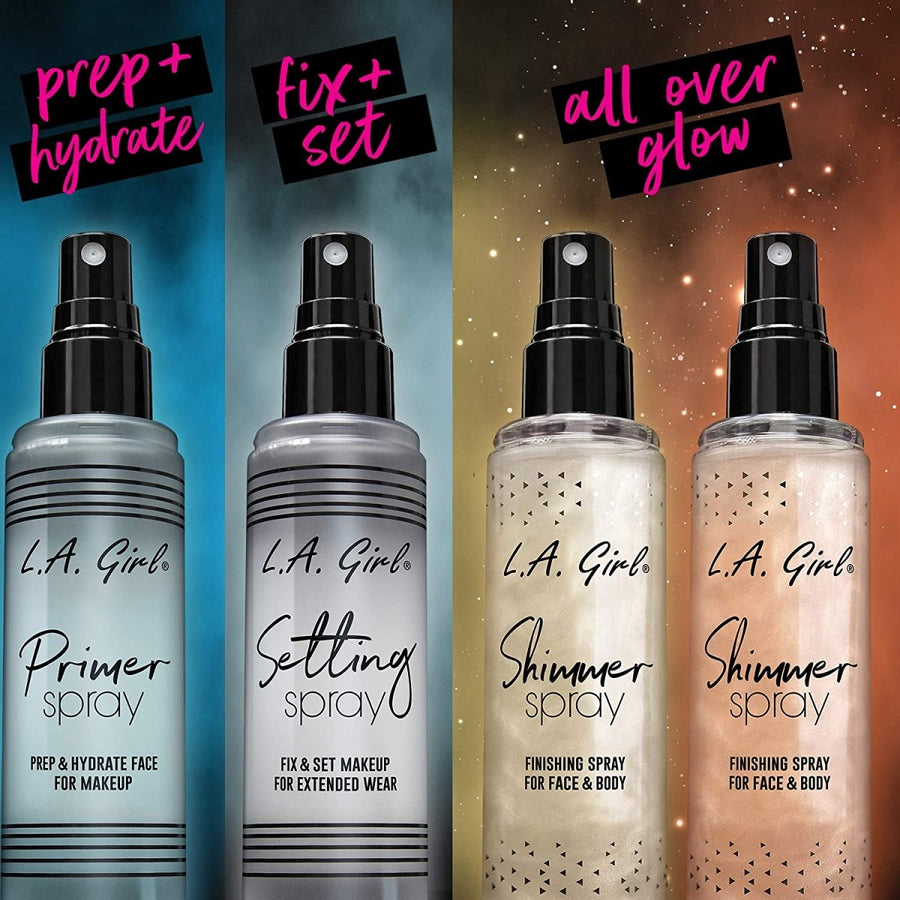 LA Girl Shimmer Spray 80ml, Formulated for an All Day Glow