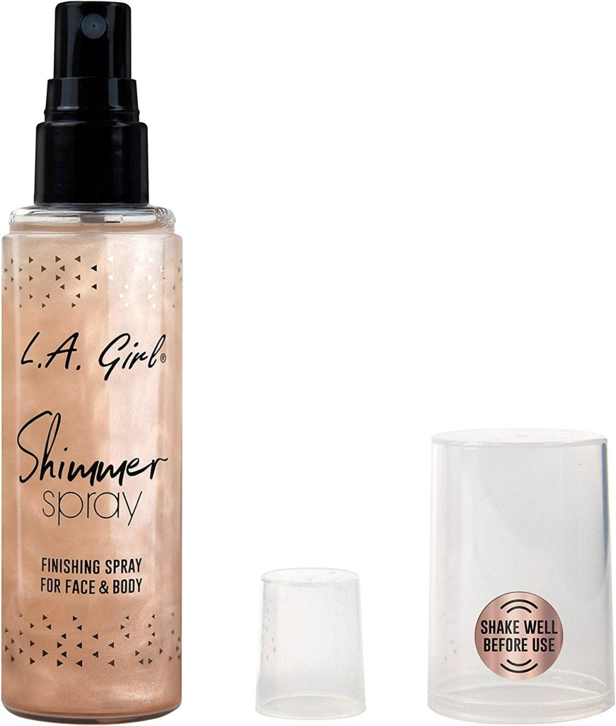 LA Girl Shimmer Spray 80ml, Formulated for an All Day Glow #color_GFS919 Rose Gold