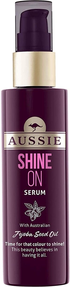 Aussie Shine On Serum for Coloured Hair Lightweight Hair Protection 2.5oz 75ml