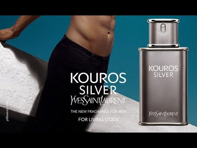 Yves Saint Laurent Silver Kouros Men Perfume 3.4oz 100ml EAU DE TOILETTE SPRAY  