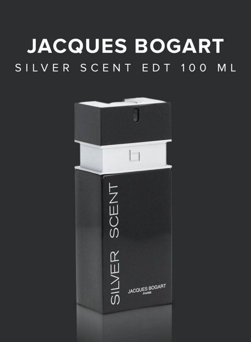 Jacques Bogart Silver Scent Men Perfume 3.4oz 100ml EAU DE TOILETTE SPRAY  