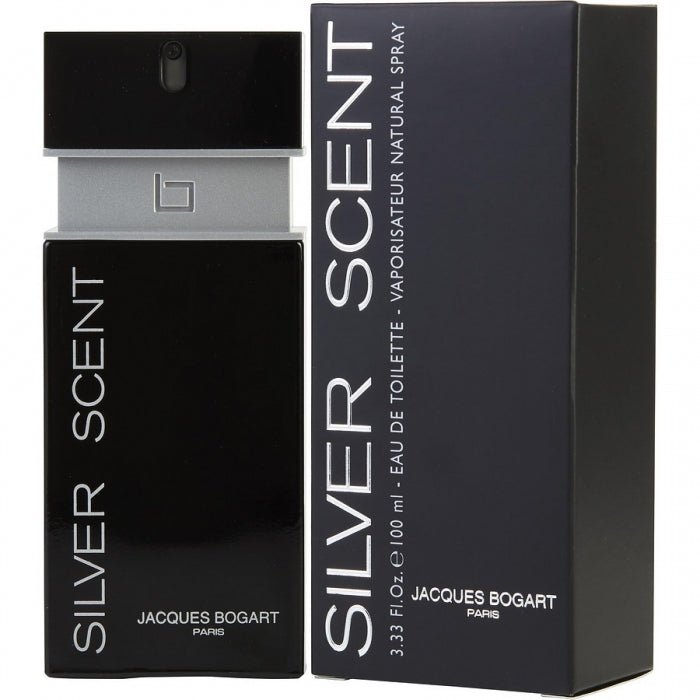 Jacques Bogart Silver Scent Men Perfume 3.4oz 100ml EAU DE TOILETTE SPRAY  