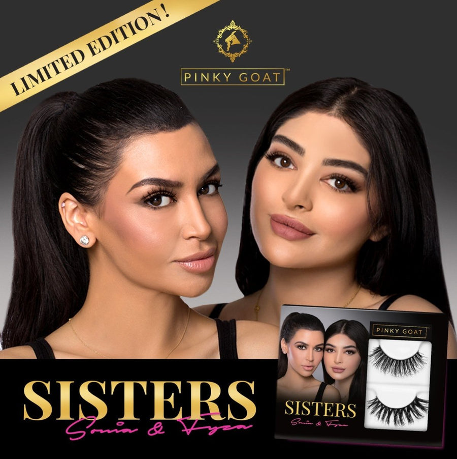 Pinky Goat Sisters Duo Pack Eye Lashes False Eyelashes Lashes  