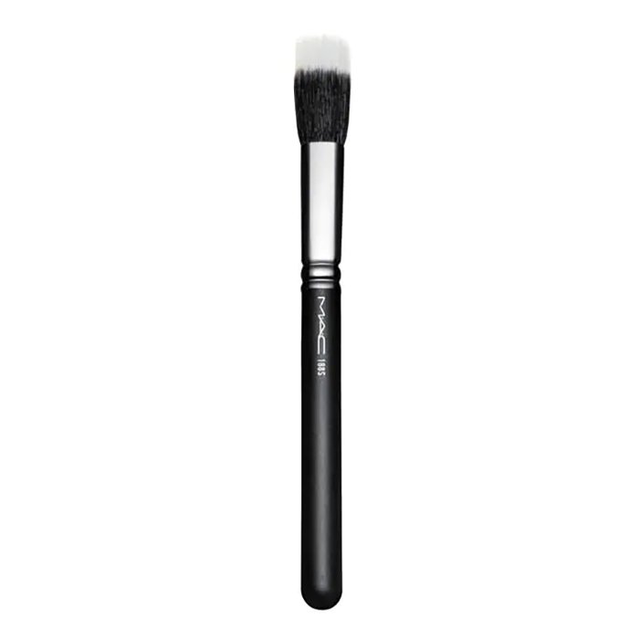 MAC Small Duo Fiber Face Brush 188 Makeup Brushes, Flat-Topped, Full Circular Brush